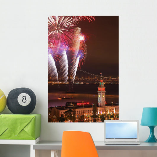 New Year's Eve Firework Wall Decal