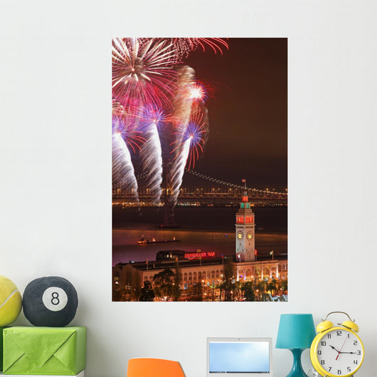 New Year's Eve Firework Wall Decal