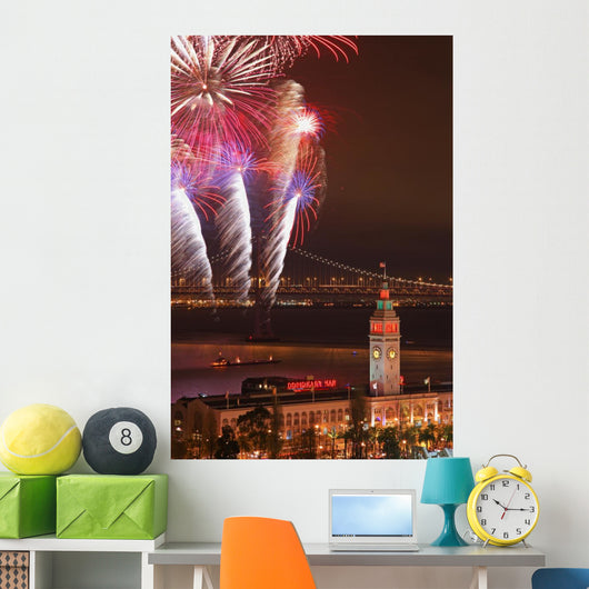 New Year's Eve Firework Wall Decal