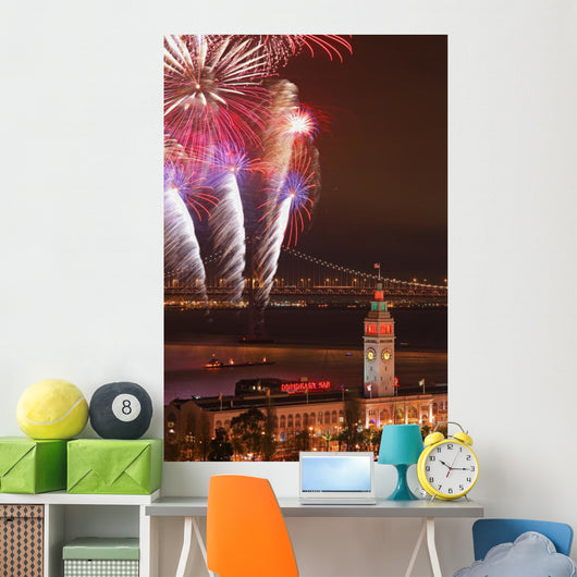 New Year's Eve Firework Wall Decal