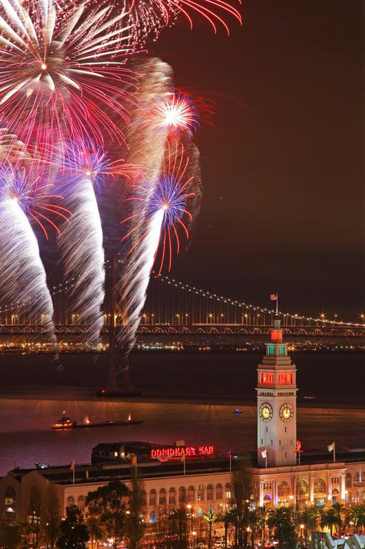 New Year's Eve Firework Wall Decal