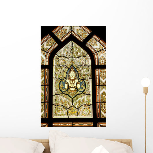 Stained Glass Window Angel