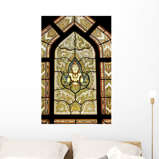 Stained Glass Window Angel