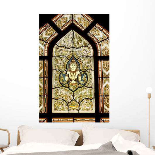 Stained Glass Window Angel