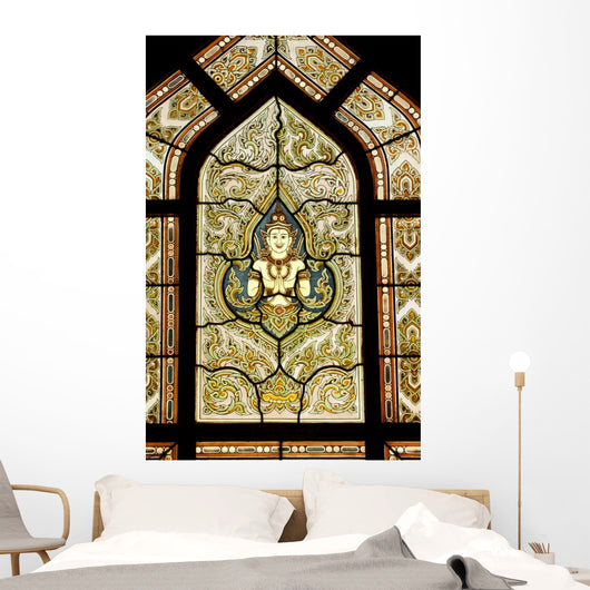 Stained Glass Window Angel