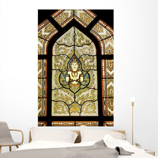 Stained Glass Window Angel