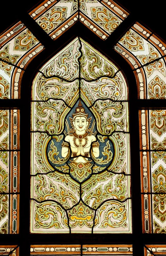 Stained Glass Window Angel