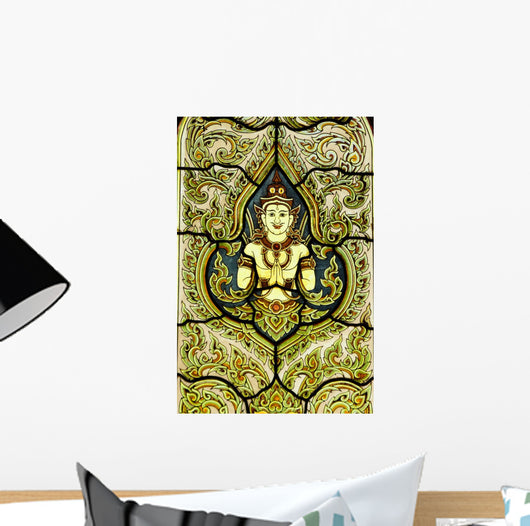 Stained Glass Window Angel
