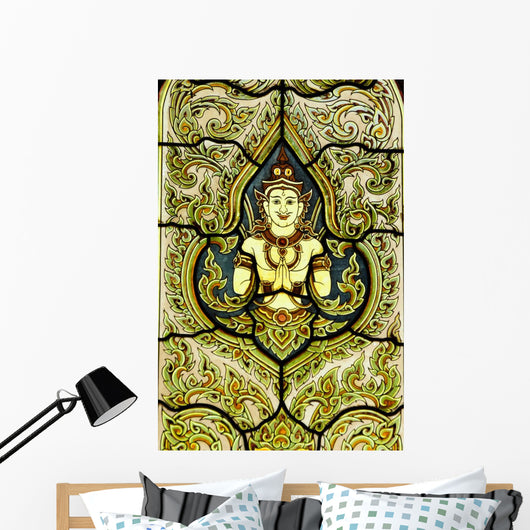 Stained Glass Window Angel