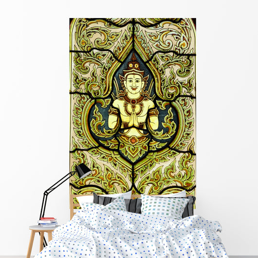 Stained Glass Window Angel