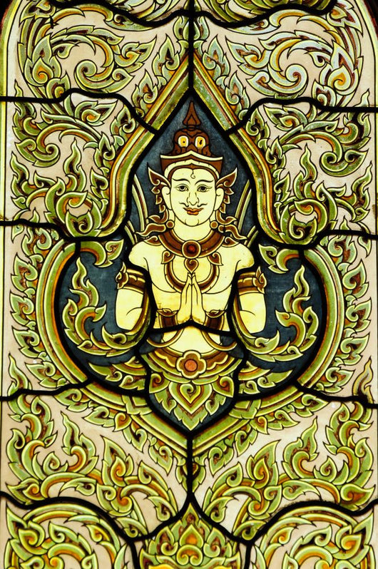 Stained Glass Window Angel