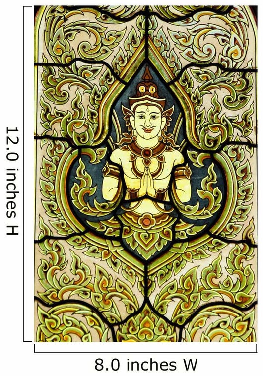 Stained Glass Window Angel