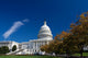 Capitol Building Autumn Foliage Washington DC, United States Wall Mural