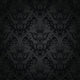 Luxury charcoal floral wallpaper Wall Mural