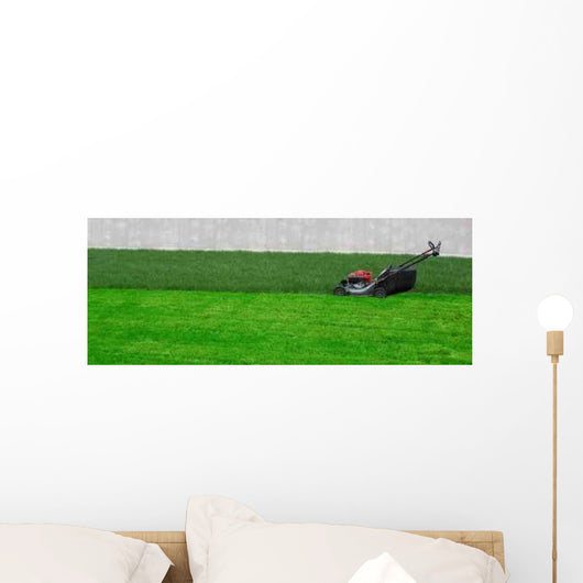 Mowing Lawn Wall Decal Design 2