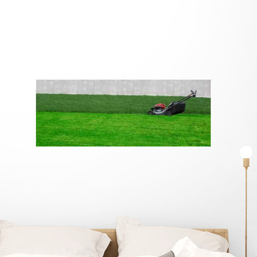 Mowing Lawn Wall Decal Design 2