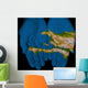 Painted Map Haiti Hands