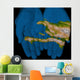 Painted Map Haiti Hands