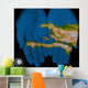 Painted Map Haiti Hands
