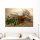 beer with barley and hop Wall Mural