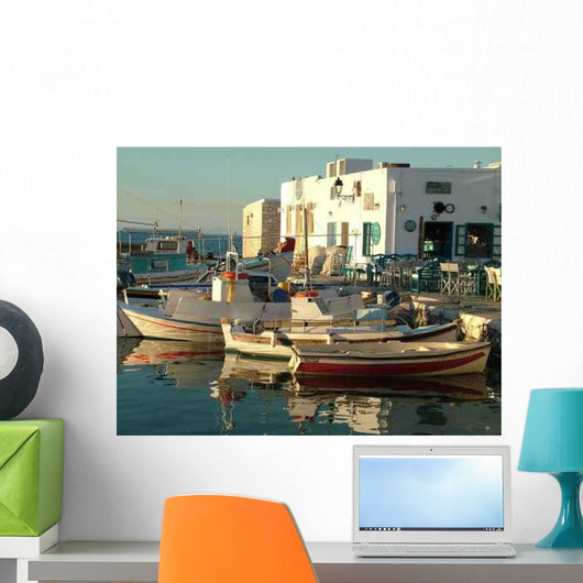 Fishing Port Naoussa Wall Decal