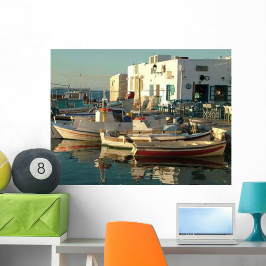 Fishing Port Naoussa Wall Decal