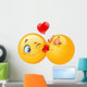 Kissing emoticons Wall Decal