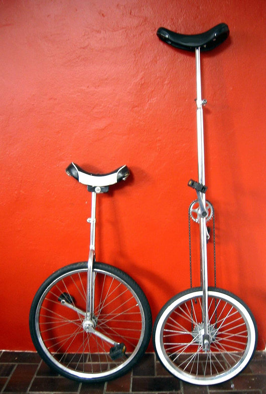 Unicycles 2 Wall Mural