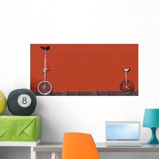unicycles Wall Mural