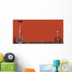 unicycles Wall Mural