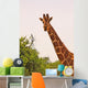 Giraffe with Bird Head Wall Mural