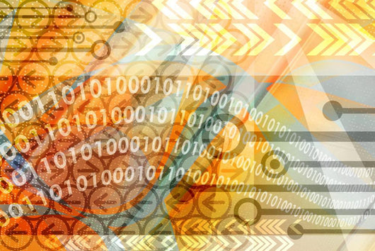 Computer Technology Background - Multicolour Wall Mural