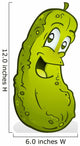 Smiling Pickle Wall Decal