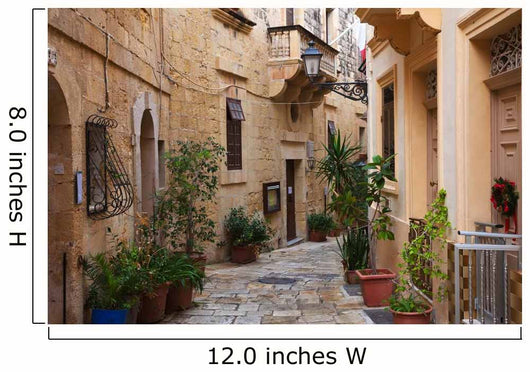 Street Old Mediterranean Town