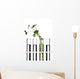Flowers and Plants in Test Tubes Wall Decal