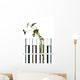 Flowers and Plants in Test Tubes Wall Decal