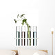 Flowers and Plants in Test Tubes Wall Decal