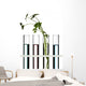 Flowers and Plants in Test Tubes Wall Decal