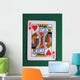 King Hearts Wall Decal