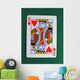 King Hearts Wall Decal