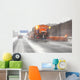 winter chaos on motorways Wall Mural