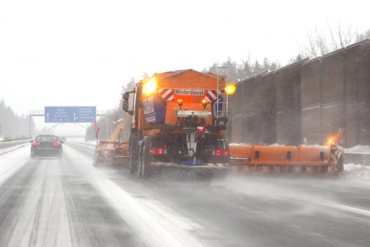 winter chaos on motorways Wall Mural