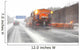 winter chaos on motorways Wall Mural