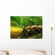 dewy pine cone Wall Mural