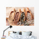 Sesame, flax, pumpkin and sunflower seeds Wall Mural