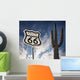 Route 66 with Saguaro Wall Decal