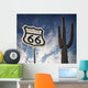 Route 66 with Saguaro Wall Decal