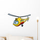 Helicopter - Colored Illustration Wall Decal