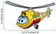 Helicopter - Colored Illustration Wall Decal
