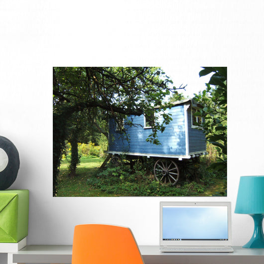 Old Gypsy Caravan Wall Mural